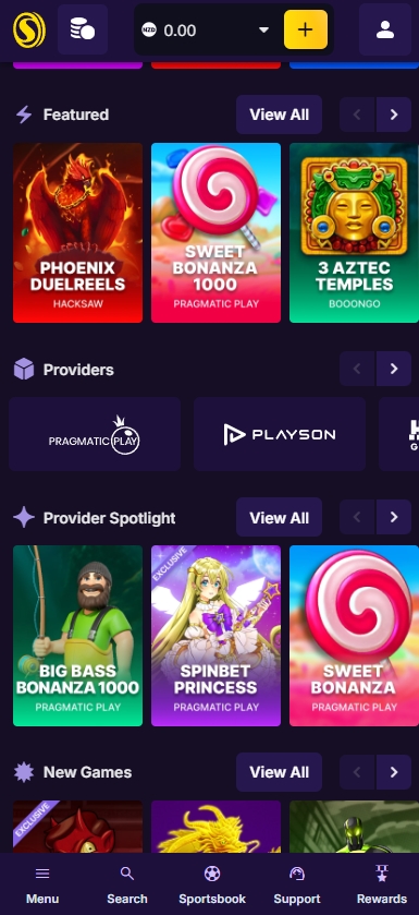SpinBet Games